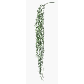 Planta colgante de senecio artificial AREQUIPA en vara de ajuste, verde, 95cm