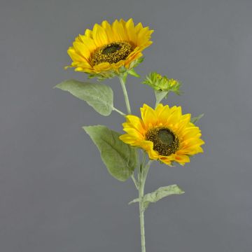 Girasol artificial IVONA, amarillo, 90cm