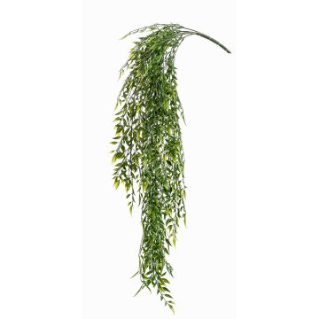 Planta colgante de bambú artificial HIKARU en vara de ajuste, espacios semiprotegidos, 80cm