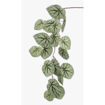 Rama de begonia rex artificial MEIRA, verde-gris, 110cm