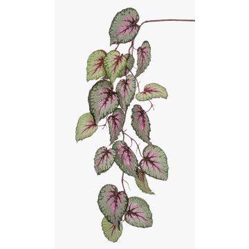 Rama de begonia rex artificial MEIRA, verde-rosa, 110cm
