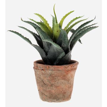 Agave de plástico SEDA en maceta de terracota, verde, 20cm, Ø25cm Agave de plástico SEDA en maceta de terracota, verde, 20cm, Ø25cm