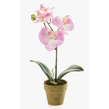 Orquídea phalaenopsis artificial SETH en maceta decorativa, rosa, 25cm Orquídea phalaenopsis artificial SETH en maceta decorativa, rosa, 25cm