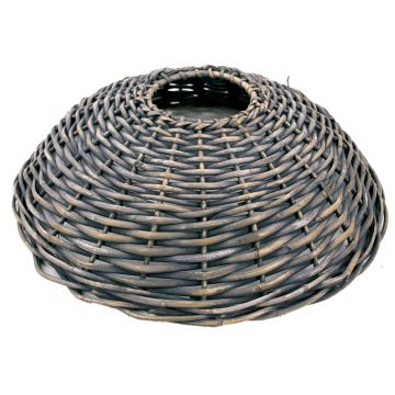 Cesta para el abeto navideño JERICHO de ratán, gris, 18cm, Ø62cm