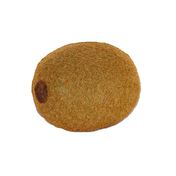 Kiwi artificial GIANNO, marrón-verde, 6cm, Ø4cm