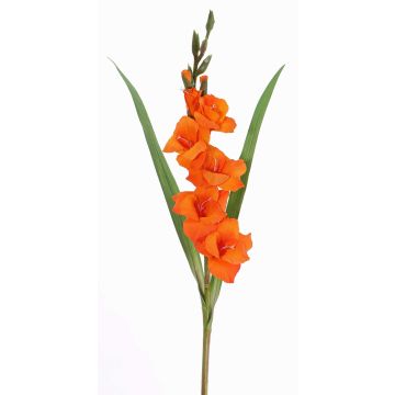 Gladiolo artificial ELEA, naranja, 85cm, Ø3-10cm Gladiolo artificial ELEA, naranja, 85cm, Ø3-10cm