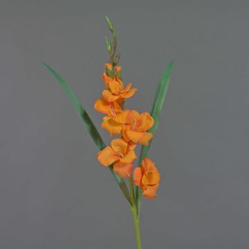 Gladiolo artificial ELEA, naranja, 85cm, Ø3-10cm