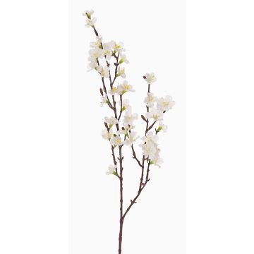 Rama decorativa de flor de cerezo artificial ARIELLE con flores, blanca, 75 cm. Rama decorativa de flor de cerezo artificial ARIELLE con flores, blanca, 75 cm.