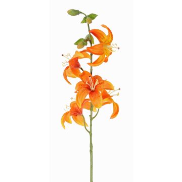 Lirio de tigre artificial ASHANTI, naranja, 60cm, Ø10cm