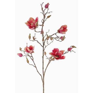 Magnolia artificial LORA, rosa-rosa, 110cm, Ø10-12cm