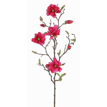 Magnolia artificial MARGA, fucsia, 80cm, Ø7-8cm Magnolia artificial MARGA, fucsia, 80cm, Ø7-8cm