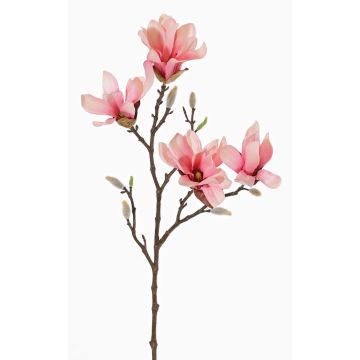 Magnolia estrellada artificial AZULA, rosa, 60cm, Ø9-11cm