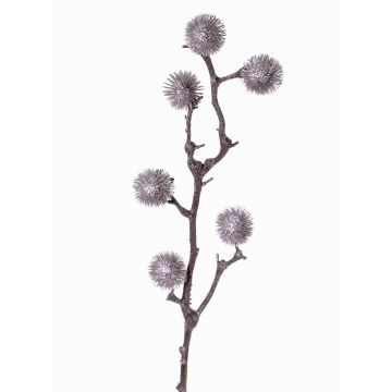 Rama de cardo artificial ROBBY, plata, 80cm, Ø4cm Rama de cardo artificial ROBBY, plata, 80cm, Ø4cm