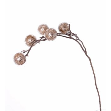 Rama de cardo artificial ROBBY, cobre, 100cm, Ø6cm