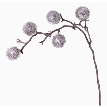Rama de cardo artificial ROBBY, plata, 100cm, Ø6cm Rama de cardo artificial ROBBY, plata, 100cm, Ø6cm