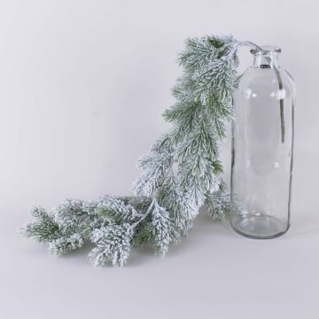 Abeto artificial colgante YUNIS en varilla de ajuste, nevado, 85cm Abeto artificial colgante YUNIS en varilla de ajuste, nevado, 85cm