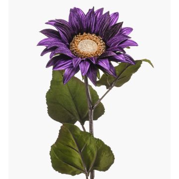 Girasol de terciopelo MAHEALANI, lila oscuro-dorado, 75 cm Girasol de terciopelo MAHEALANI, lila oscuro-dorado, 75 cm