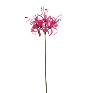 Amarilis artificial de jardín NANFAJI, rosa oscuro, 65 cm