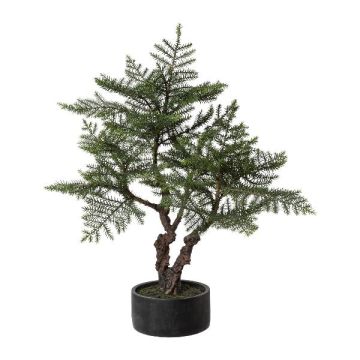 Árbol artificial de abeto bonsái LONSA en maceta decorativa, 100 cm