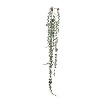 Adorno artificial Alerce JALPRE, piñas, congelado, verde-blanco, 165cm Adorno artificial Alerce JALPRE, piñas, congelado, verde-blanco, 165cm