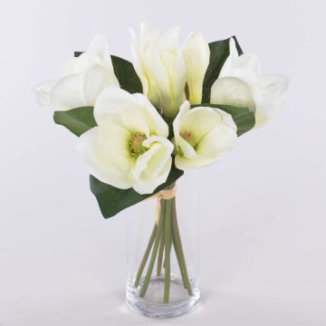 Ramo de magnolia artificial KAYLE, crema-blanco, 30 cm Ramo de magnolia artificial KAYLE, crema-blanco, 30 cm