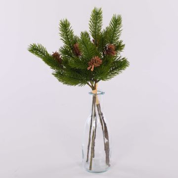 Ramas de abeto artificiales BERNAHE en ramo, con piñas, verde, 35 cm Ramas de abeto artificiales BERNAHE en ramo, con piñas, verde, 35 cm