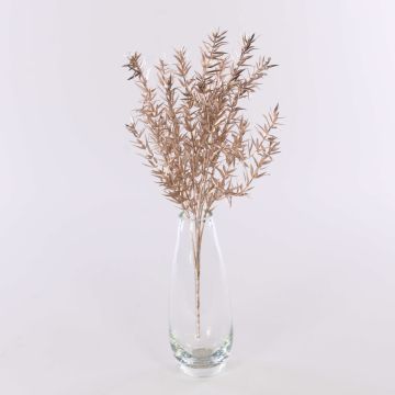 Espino artificial DANISILE en varilla, champán, 40 cm