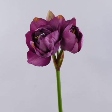 Flor artificial de amarilis MAURINE, violeta, 80 cm Flor artificial de amarilis MAURINE, violeta, 80 cm
