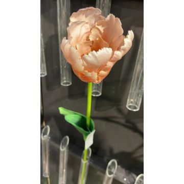 Tulipán artificial PETSCHORA, rosa albaricoque, 65 cm