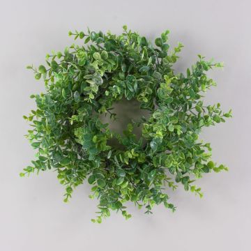 Corona de eucalipto artificial JULERTE, verde-gris, Ø40cm