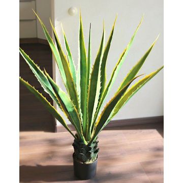 Agave furcraea gigantea artificial CHERIE, verde-amarillo, 80 cm