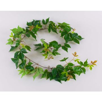 Planta artificial ZANTI, guirnalda de parra virgen de tres puntas, verde-marrón, 150 cm Planta artificial ZANTI, guirnalda de parra virgen de tres puntas, verde-marrón, 150 cm