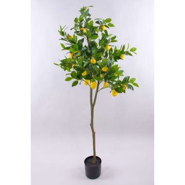 Limonero artificial AINSLEY con frutos, tronco artificial, 150cm