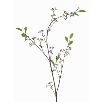 Rama decorativa de bayas PAUAHI con bayas, lila-blanco, 140 cm