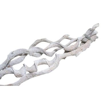 Ramitas de vid secas VINO, 3 unidades, blancas encaladas, 100 cm, Ø 2 cm