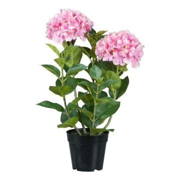 Flor decorativa Hortensia BINEFA, rosa, 60 cm