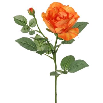 Flor artificial rosa WAIOLA, naranja, 65 cm, Ø 11 cm