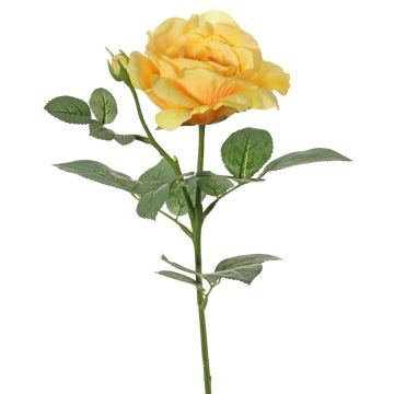 Flor artificial rosa WAIOLA, amarilla, 65 cm, Ø 11 cm