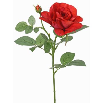 Flor artificial rosa WAIOLA, roja, 65cm, Ø11cm Flor artificial rosa WAIOLA, roja, 65cm, Ø11cm