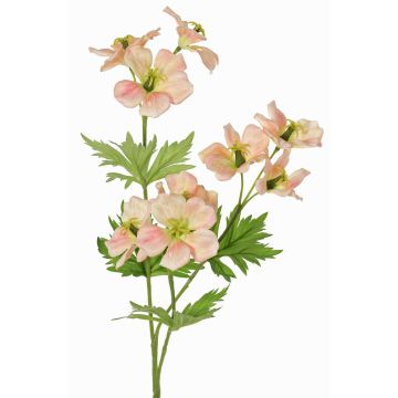 Planta artificial rama de geranio ZEDENA, melocotón-rosa, 70cm, Ø6cm Planta artificial rama de geranio ZEDENA, melocotón-rosa, 70cm, Ø6cm