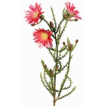 Flor artificial de capuchina BEYA, rosa-fucsia, 60cm, Ø6cm