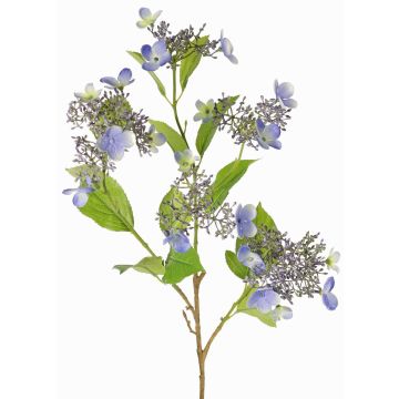 Rama de hortensia artificial KATHANI, azul-blanco-verde, 80cm, Ø10-13cm Rama de hortensia artificial KATHANI, azul-blanco-verde, 80cm, Ø10-13cm
