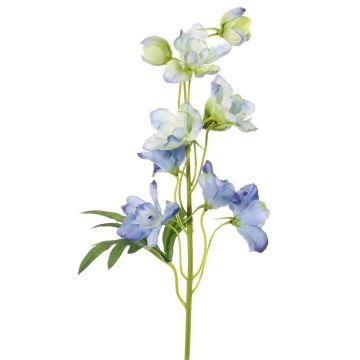 Espuela de caballero artificial VAYA, azul y blanco, 50 cm, Ø 5 cm Espuela de caballero artificial VAYA, azul y blanco, 50 cm, Ø 5 cm