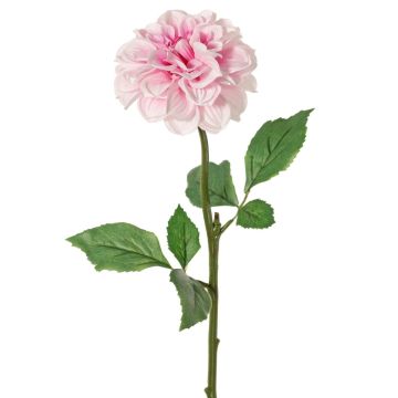 Dalia artificial TINKALA, rosa pálido, 60 cm, Ø 11 cm