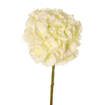 Hortensia artificial LIRLAFY, blanco y verde, 65 cm, Ø 20 cm