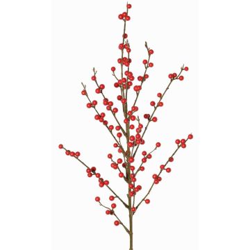 Rama de acebo artificial HIKERNA con bayas, roja, 90cm Rama de acebo artificial HIKERNA con bayas, roja, 90cm