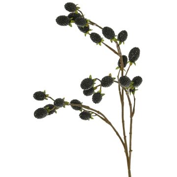 Rama decorativa de mora URUMA con frutos, negra, 90 cm