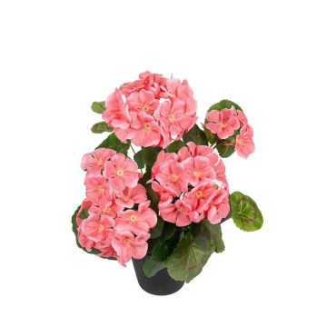 Geranio artificial ELISABETTA en maceta decorativa, salmón, 35 cm Geranio artificial ELISABETTA en maceta decorativa, salmón, 35 cm