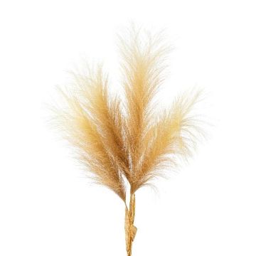 Panícula de hierba de la pampa artificial ZALRA, varilla, marrón-beige, 105cm