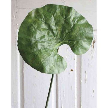 Hoja falsa de nenúfar ZEREENA, verde, 70cm